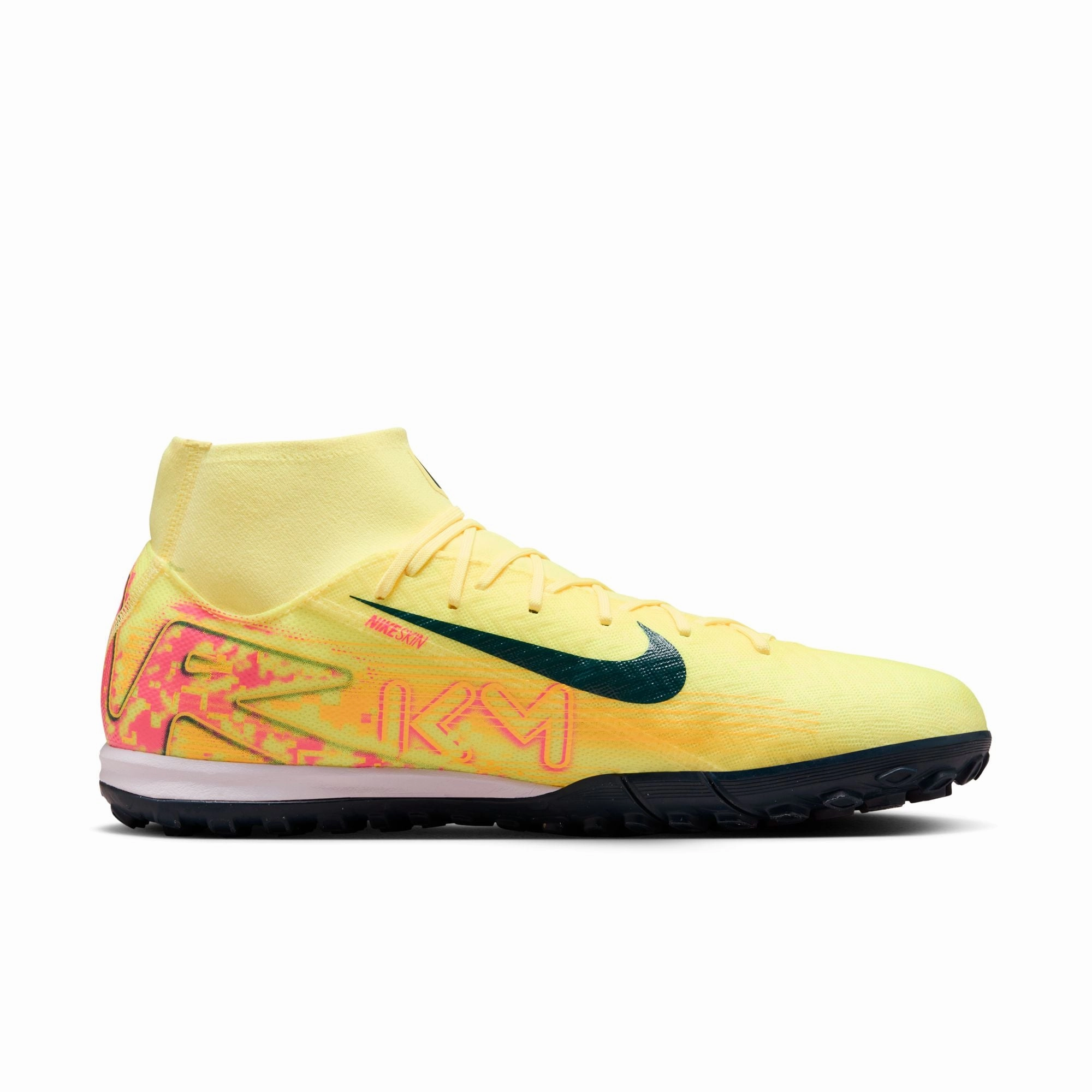 Nike Zoom Mercurial Superfly 10 Academy TF Turf Soccer Shoes- Laser Orange/ Armony Navy Center Support