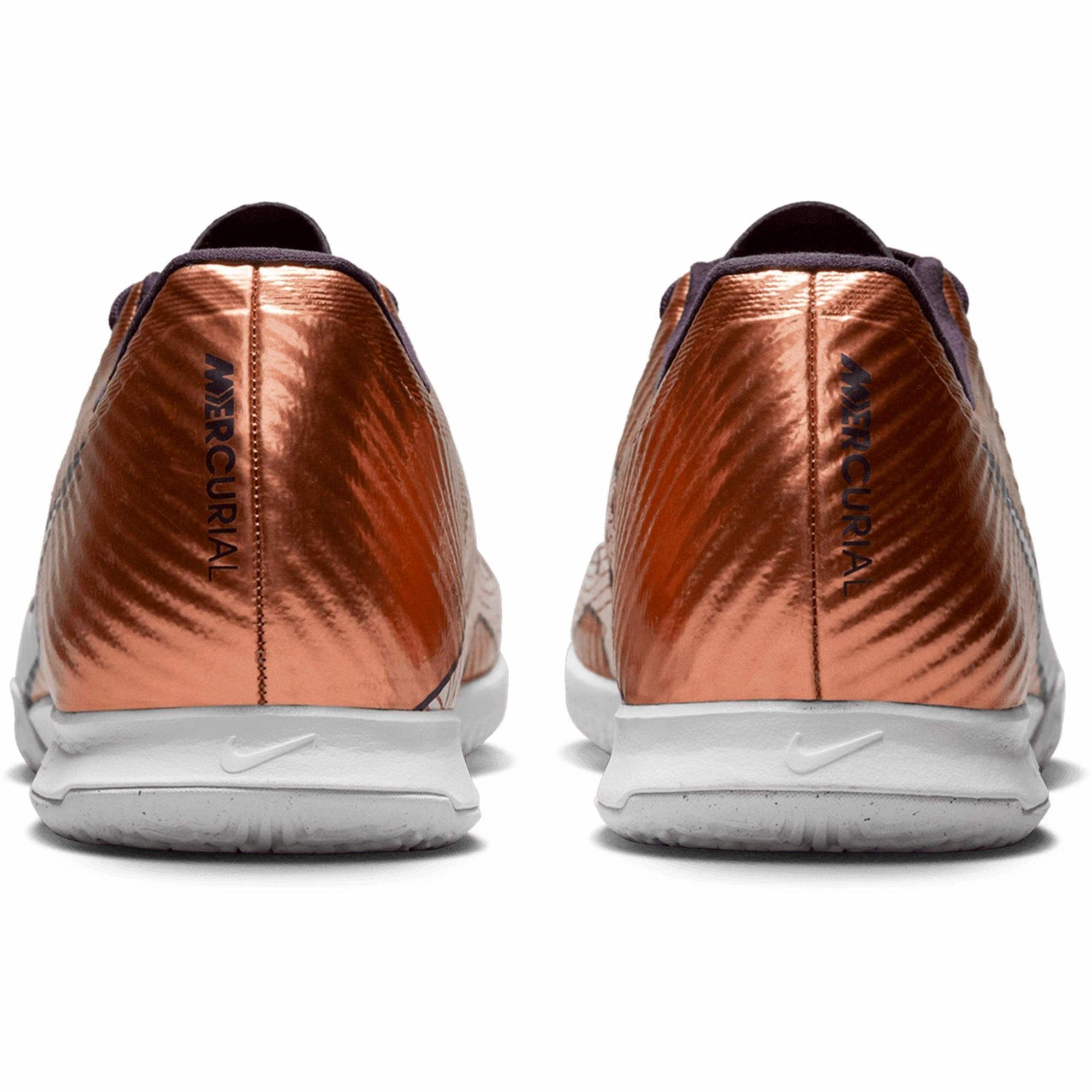 Nike Zoom Mercurial Vapor 15 Academy Q IC Indoor Soccer Shoes - MetallicCopper Senior Friendly Heart Rate Monitoring