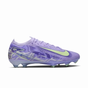 Slide Stability Fast Acceleration Nike Zoom Mercurial Vapor 16 Elite FG NU1 Soccer Cleats - Purple Agate/Barely Volt