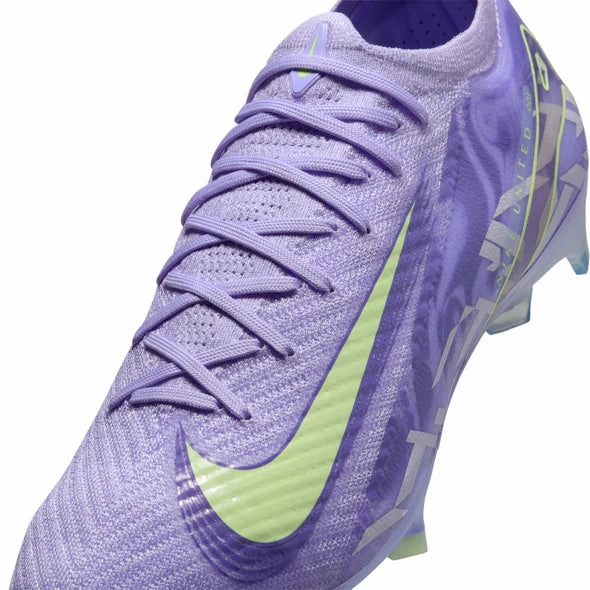 Body Agility Nike Zoom Mercurial Vapor 16 Elite FG NU1 Soccer Cleats - Purple Agate/Barely Volt