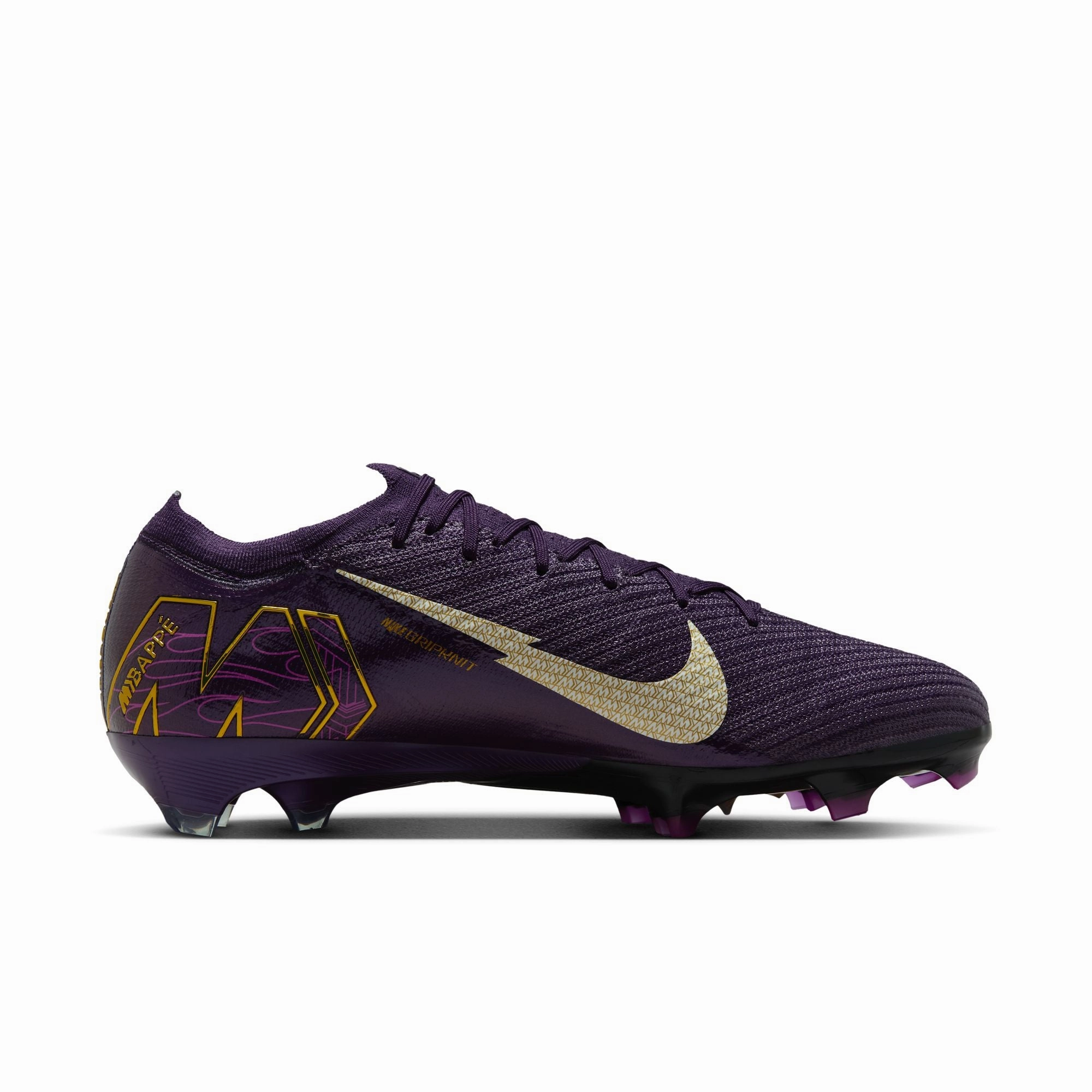 Nike Zoom Mercurial Vapor 16 KM "Kylian Mbappe" Elite FG Soccer Cleats - Grand Purple/ Pale Ivory Comfortable Collar cross - trainers