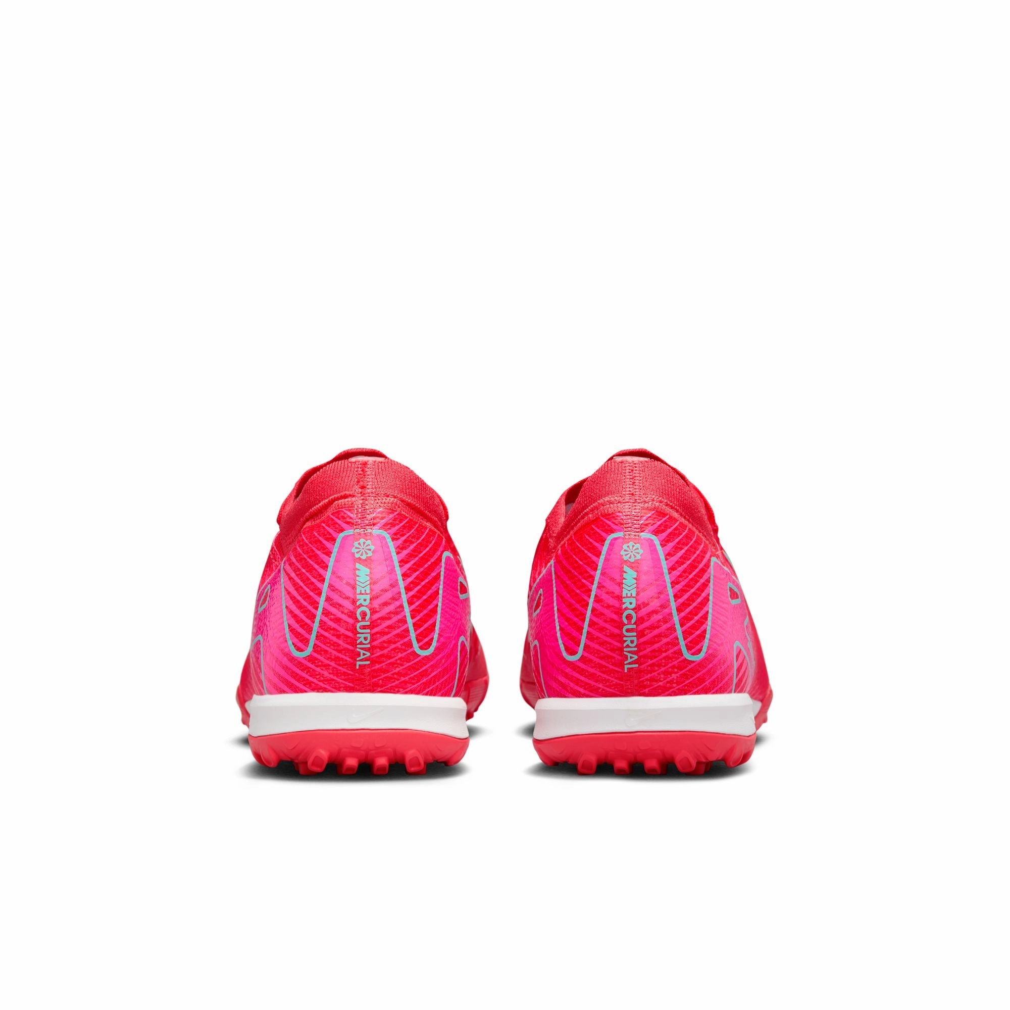 Nike Zoom Mercurial Vapor 16 Pro TF Turf Soccer Shoes - Ember Glow/Aurora Green Street Ready