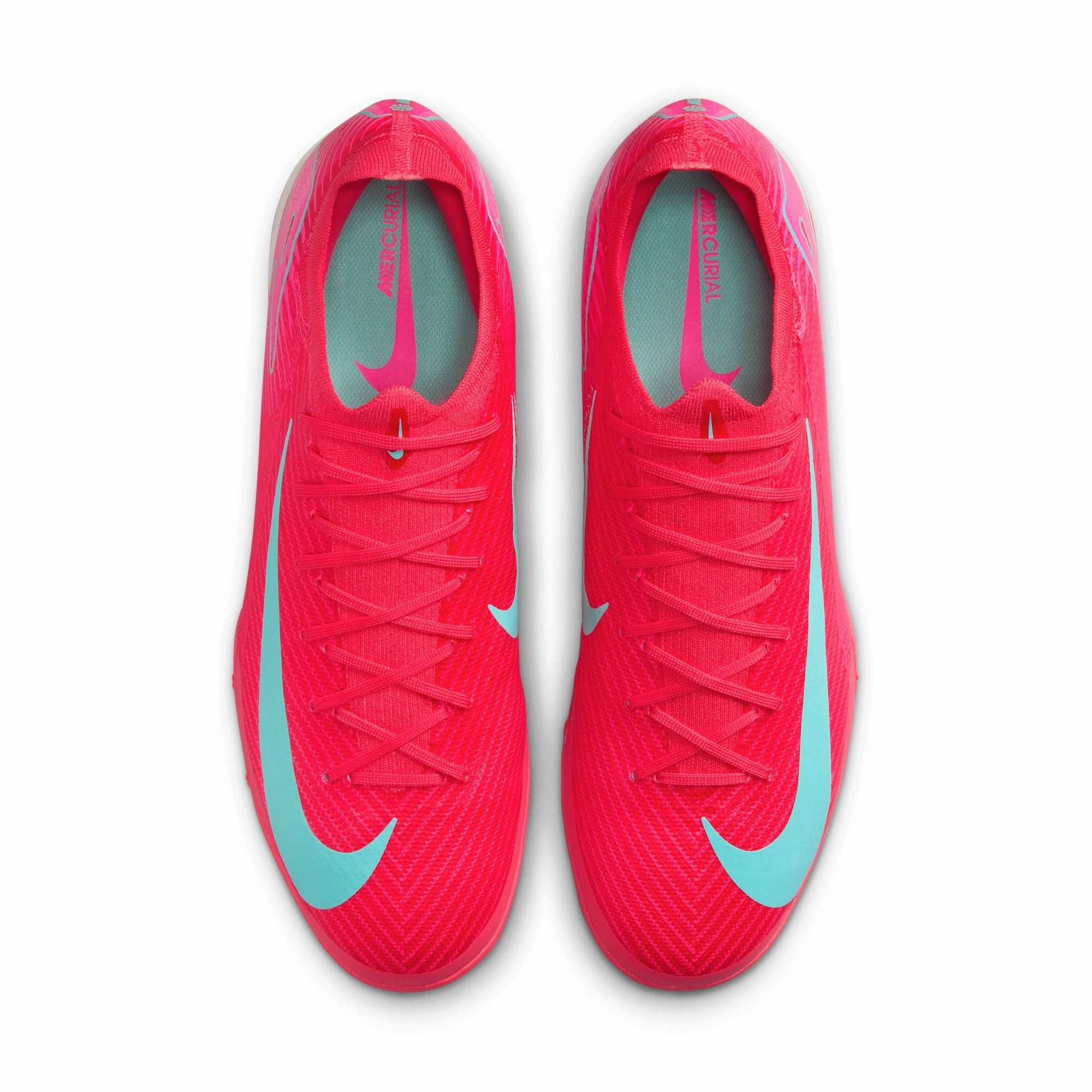 optimal - running Nike Zoom Mercurial Vapor 16 Pro TF Turf Soccer Shoes - Ember Glow/Aurora Green
