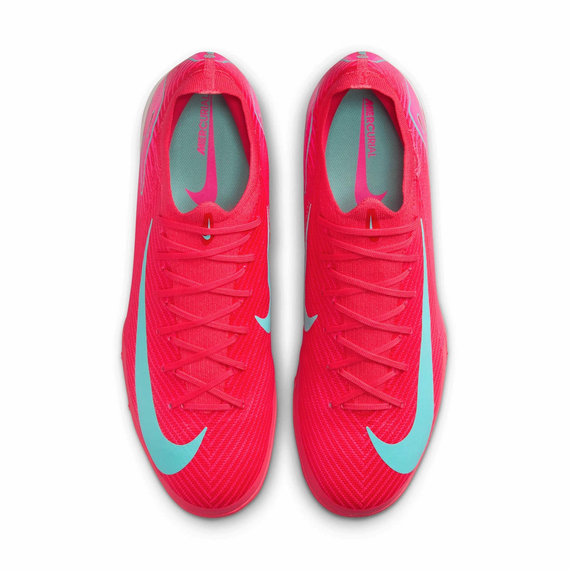 Running Lane Durable Design Nike Zoom Mercurial Vapor 16 Pro TF Turf Soccer Shoes - Ember Glow/Aurora Green