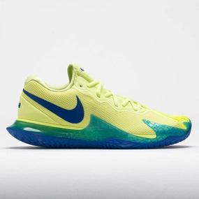 Nike Zoom Vapor Cage 4 Rafa Men's  Lemon Twist/Game Royal hook - and - loop - strap shoes