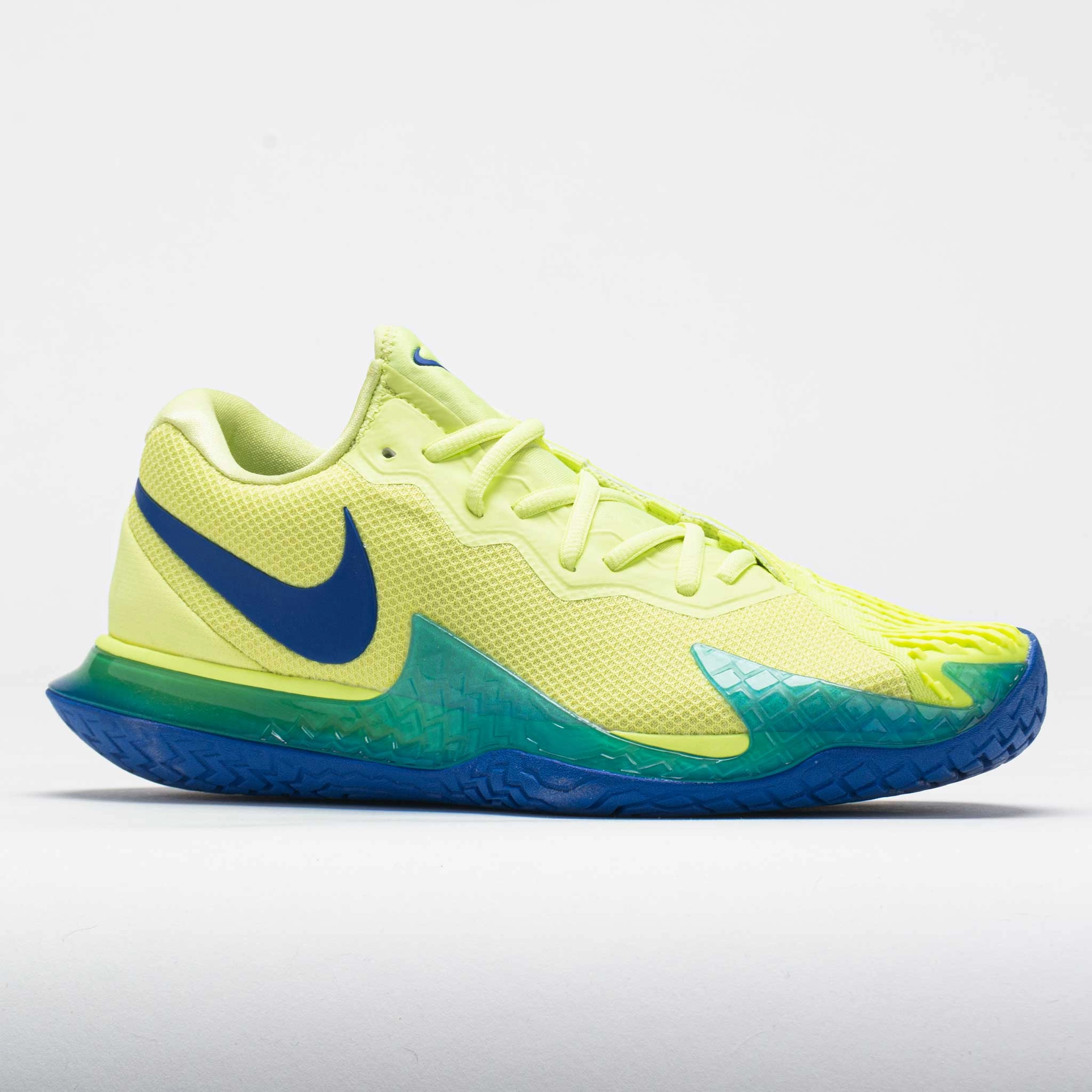 Nike Zoom Vapor Cage 4 Rafa Men's  Lemon Twist/Game Royal Anti   Odor running in a trail race shoes
