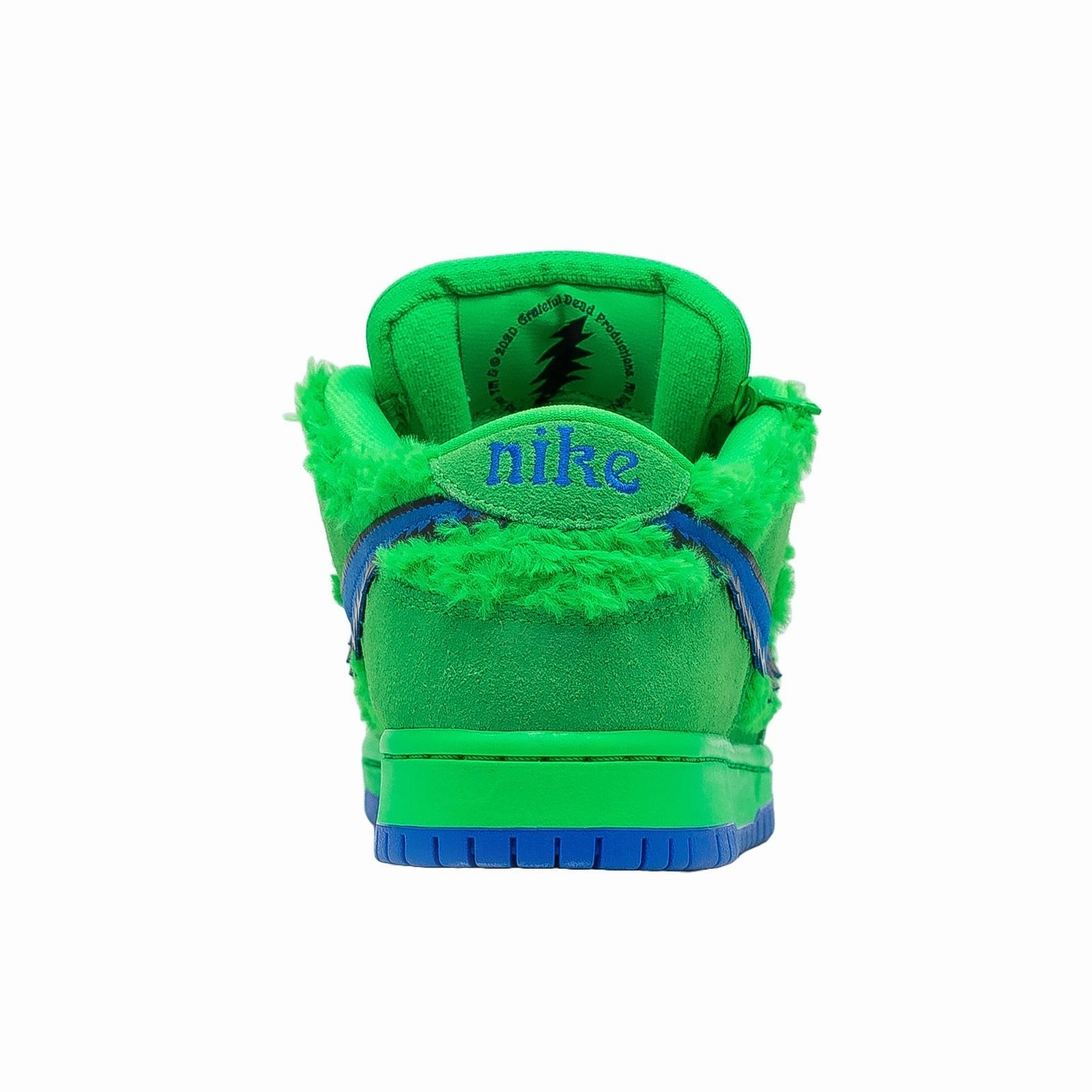 Nike SB Dunk Low, Grateful Dead Green Bear Smooth Feel Lateral Support Frame