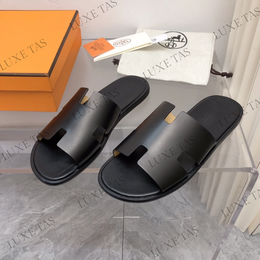 Noir Izmir Sandal Designer Slides & Sandals for Men Beach Mode Thin Sole