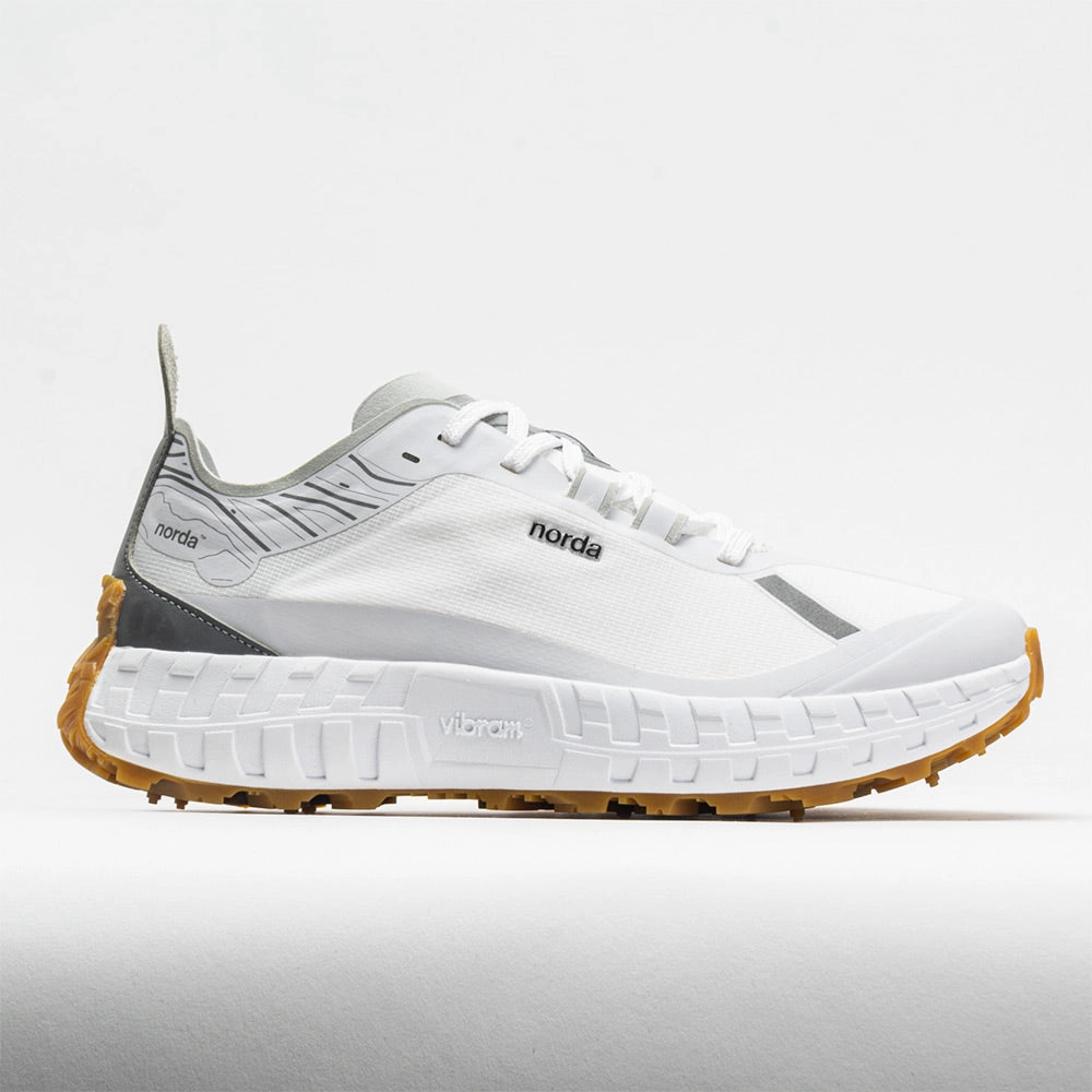 Comfortable Shoes Body Support norda 001 Men's  White/Gum