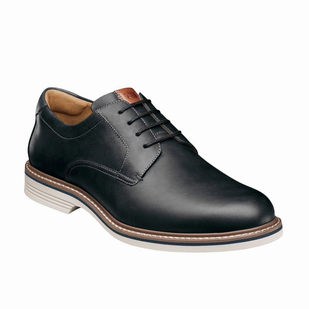 Norwalk Plain Toe Oxford Black Waxy Every Step
