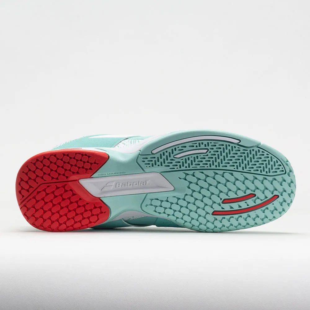 stable sole shoes Babolat Propulse Junior  Yucca/White