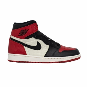 ultramarathons triple - strap shoes Air Jordan 1 High, Bred Toe