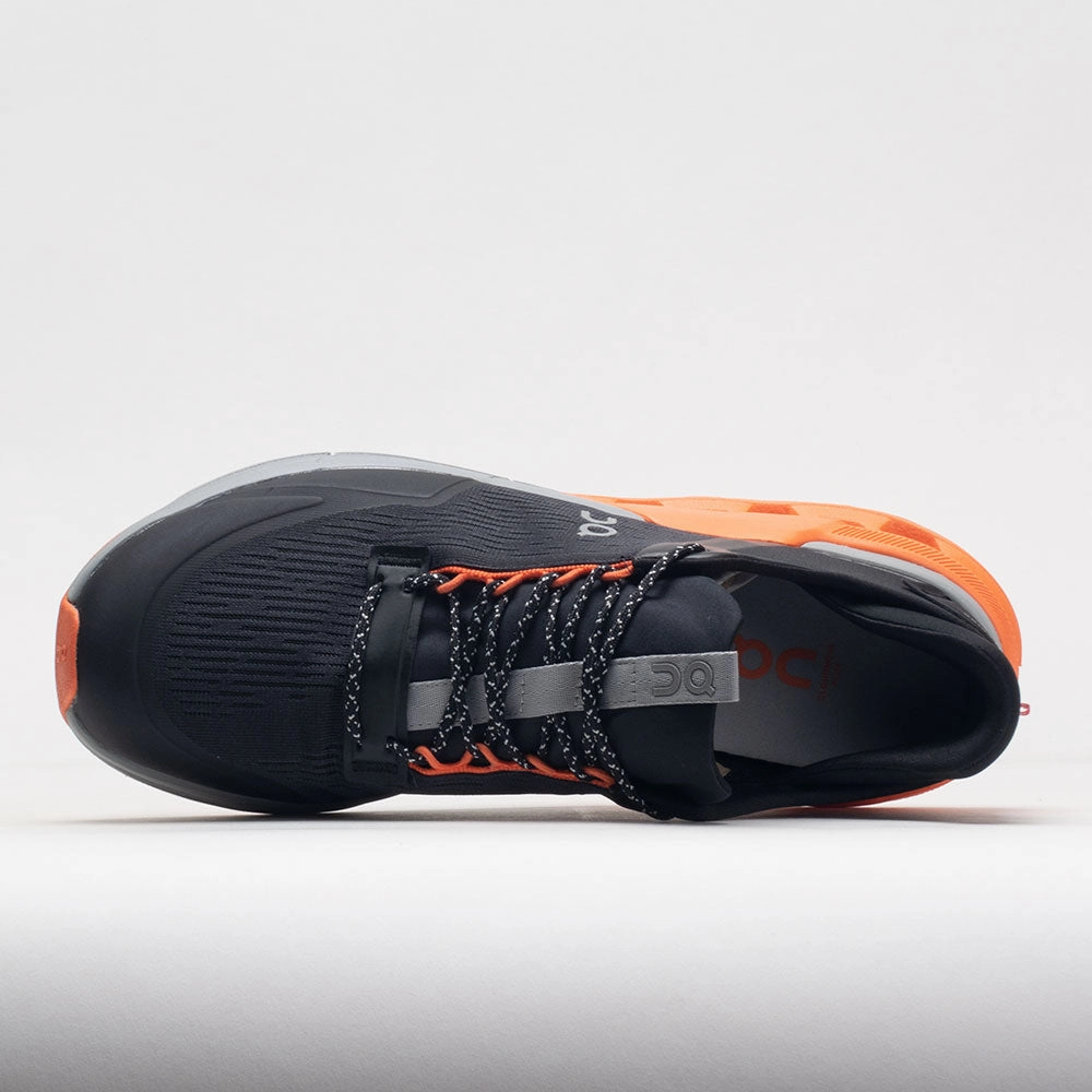 casual runner shoes On Cloudnova Flux Men's  Black/Flame