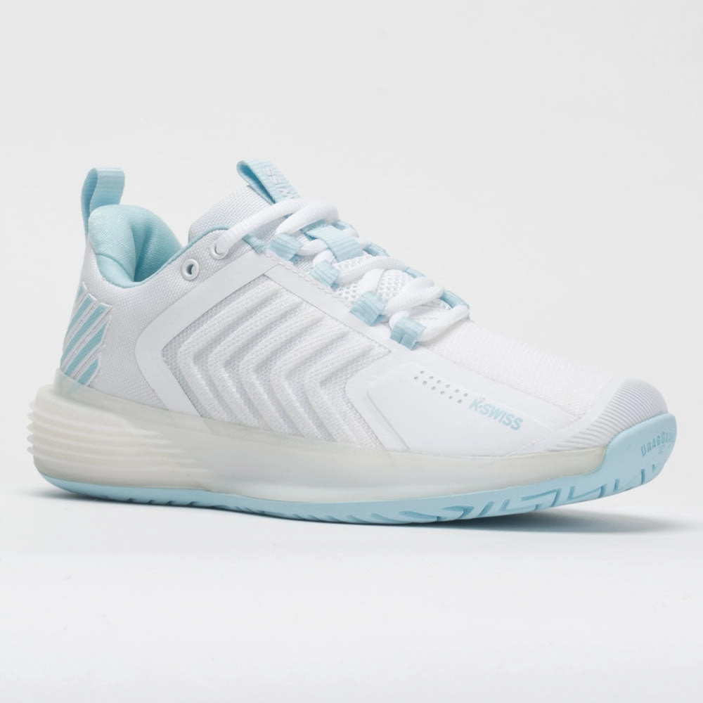coastal New Arrival K-Swiss Ultrashot 3 Women's  White/Blue Glow