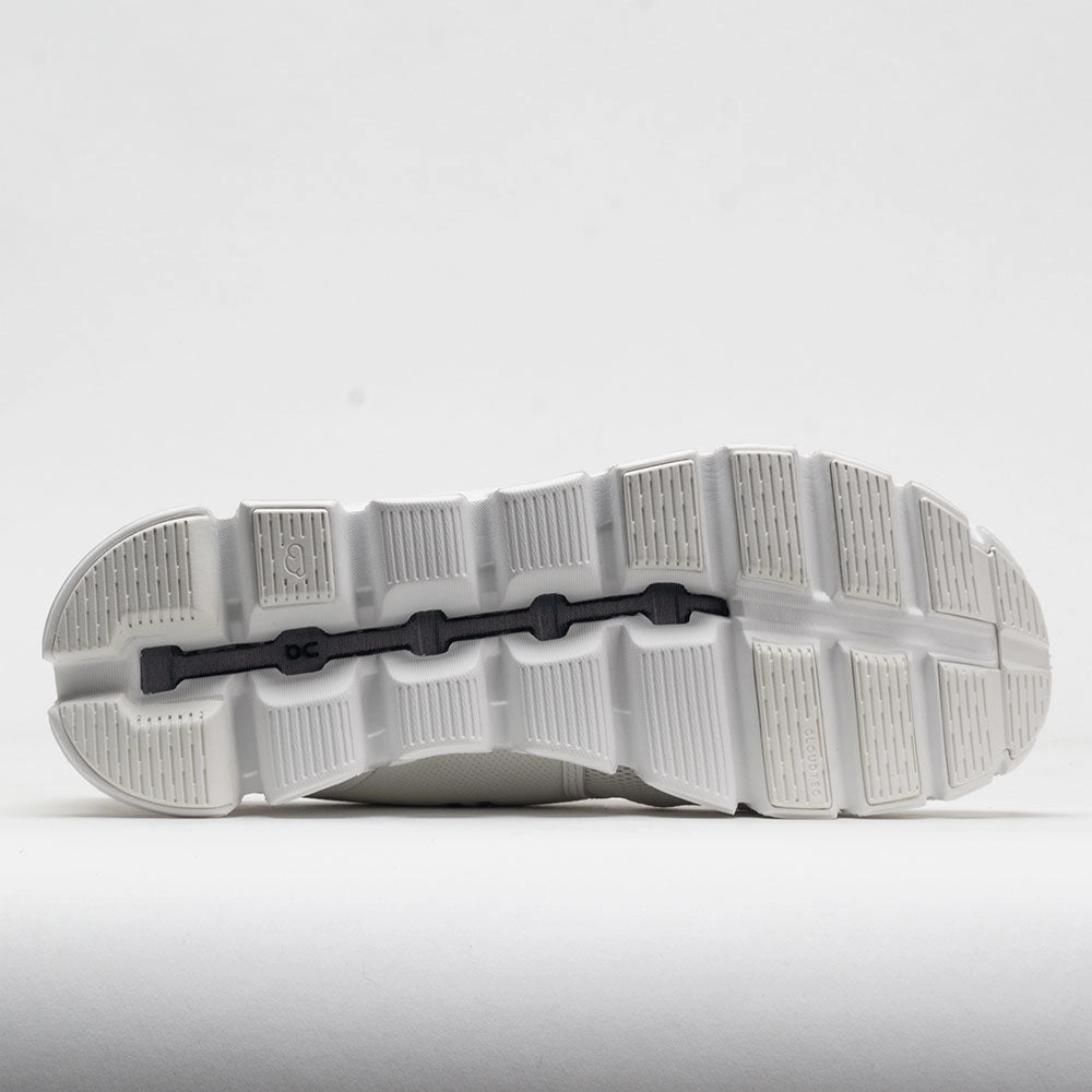 running shoes for competitive male runners On Cloud 5 Men's  Undyed White