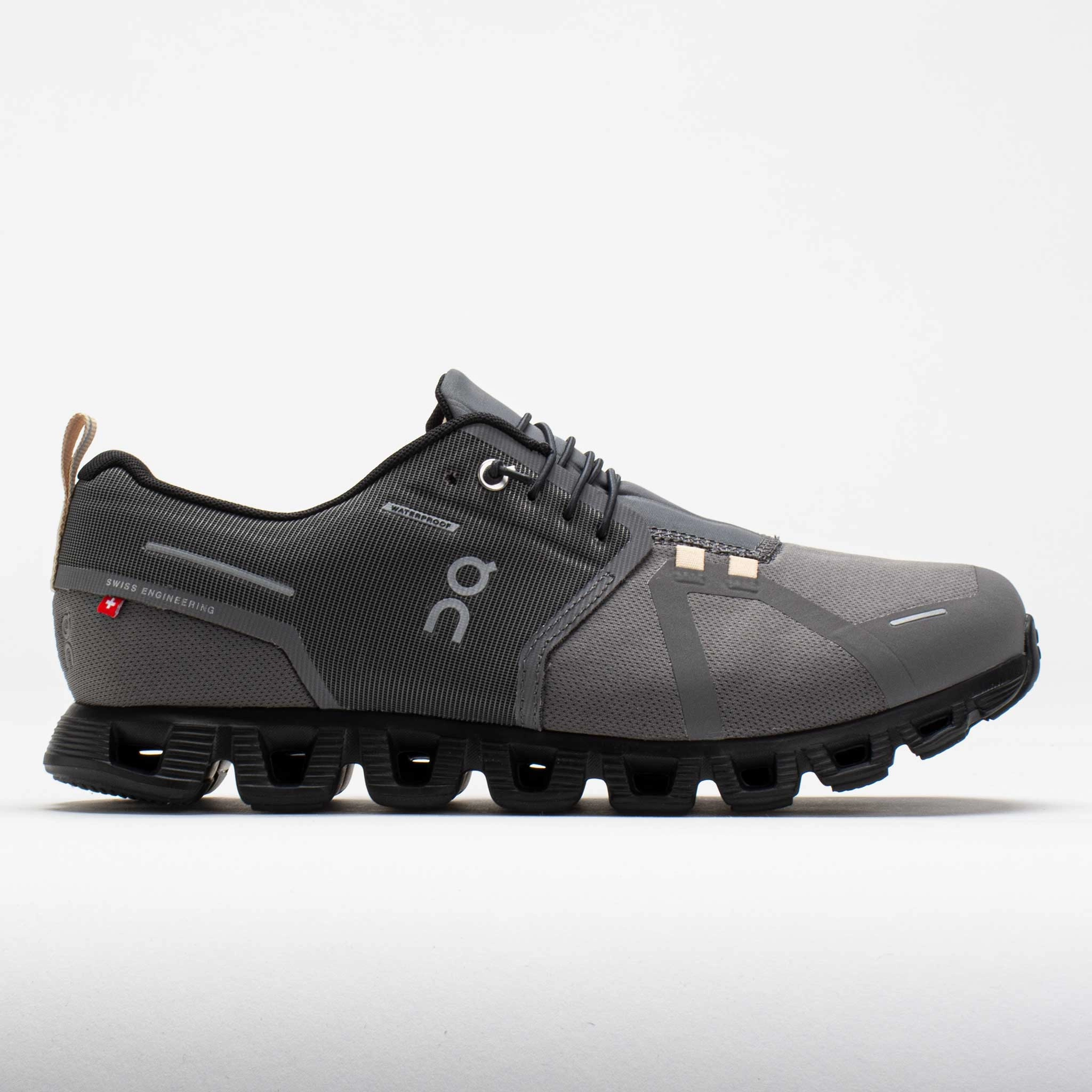 soccer shoes On Cloud 5 Waterproof Men's  Asphalt/Magnet