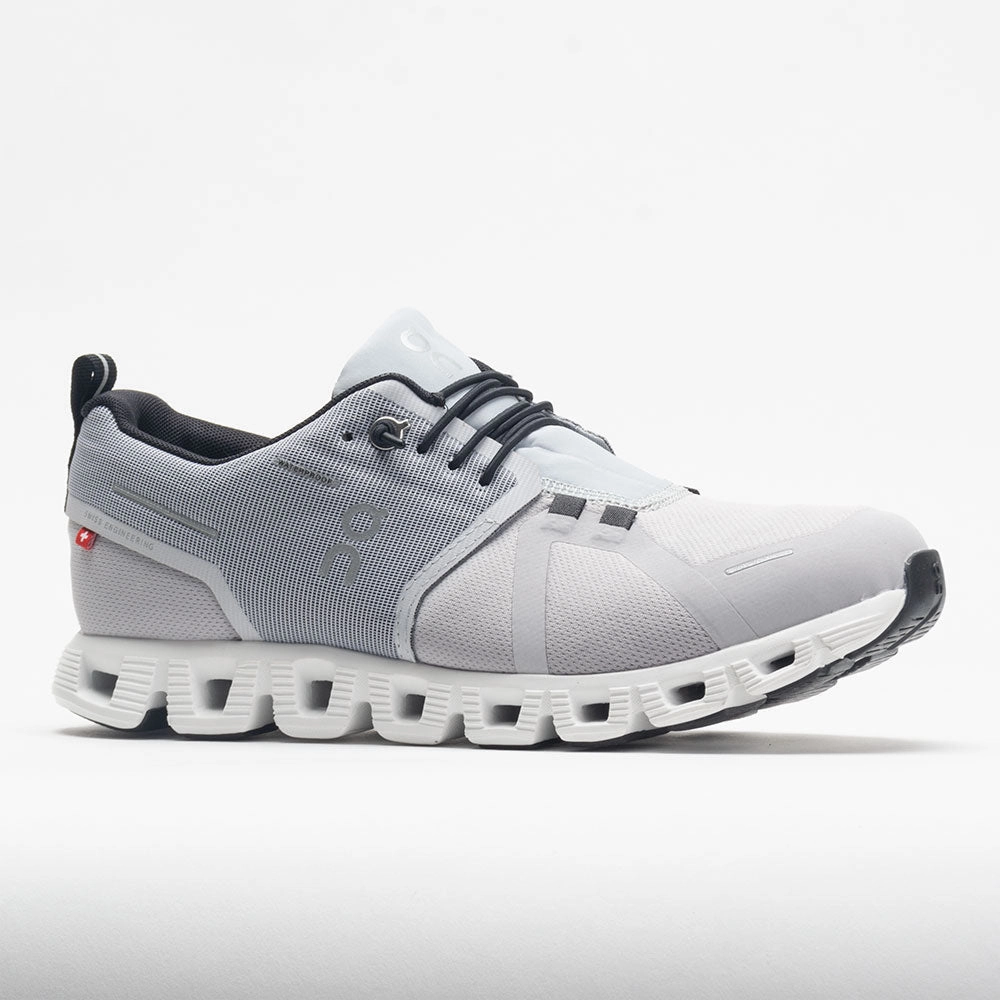 anaerobic exercise shoe adequacy Stretchable Fabric On Cloud 5 Waterproof Women's  Glacier/White