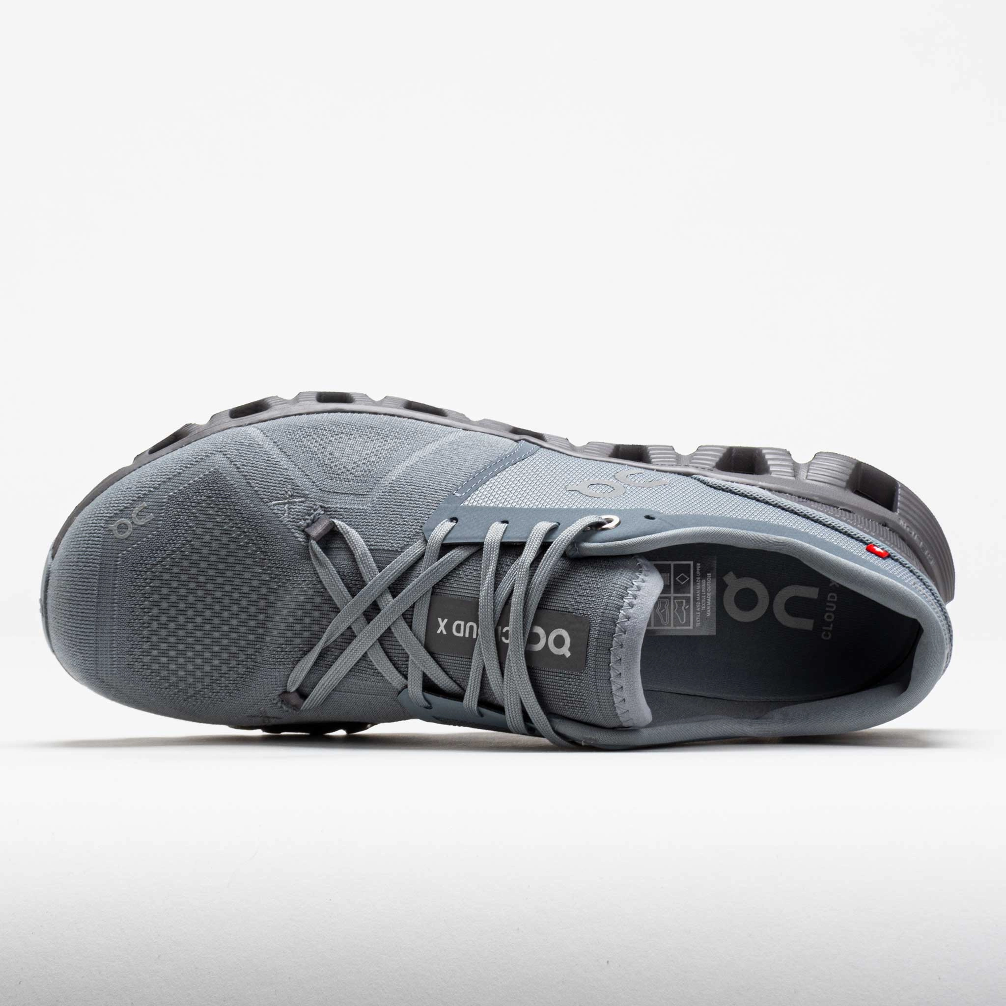 On Cloud X 3 Men's  Mist/Rock cool - down running spring - appropriate