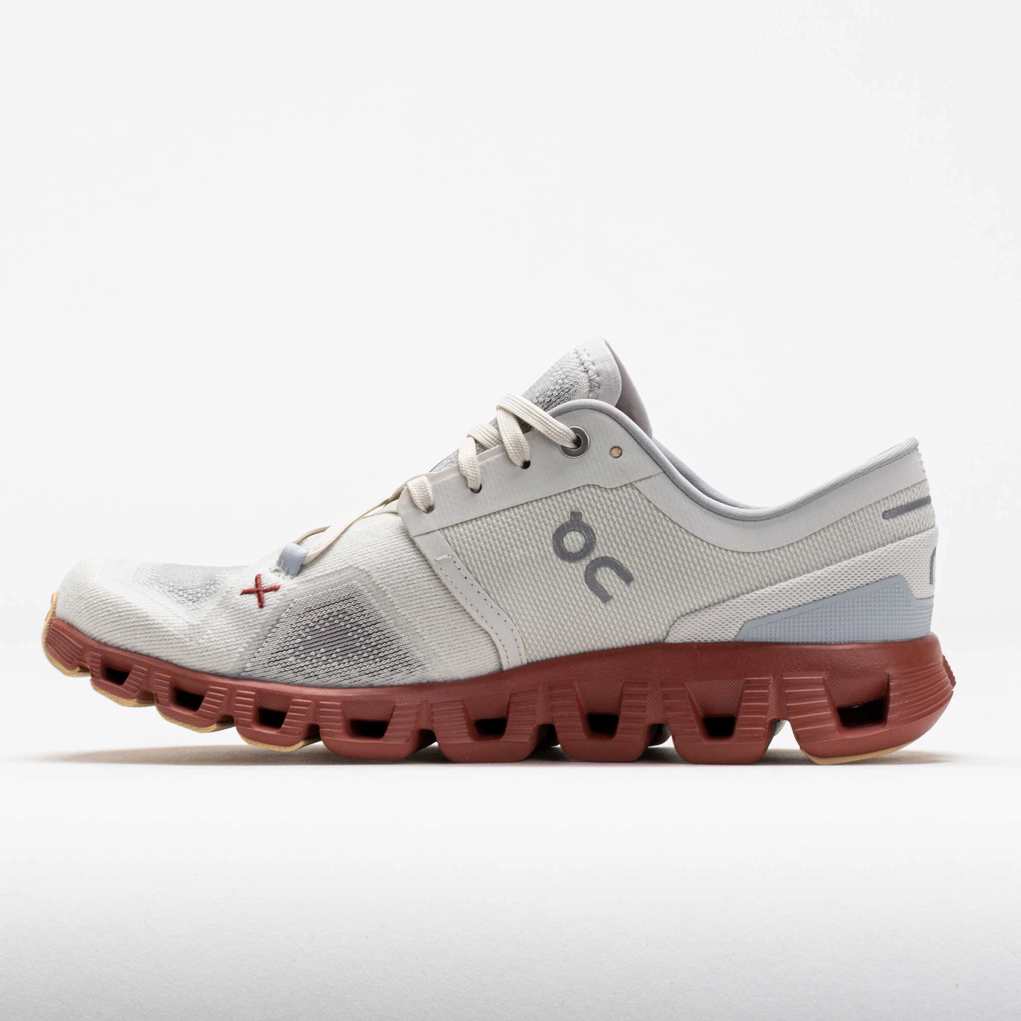 On Cloud X 3 Women's  Ice/Auburn Running - companion