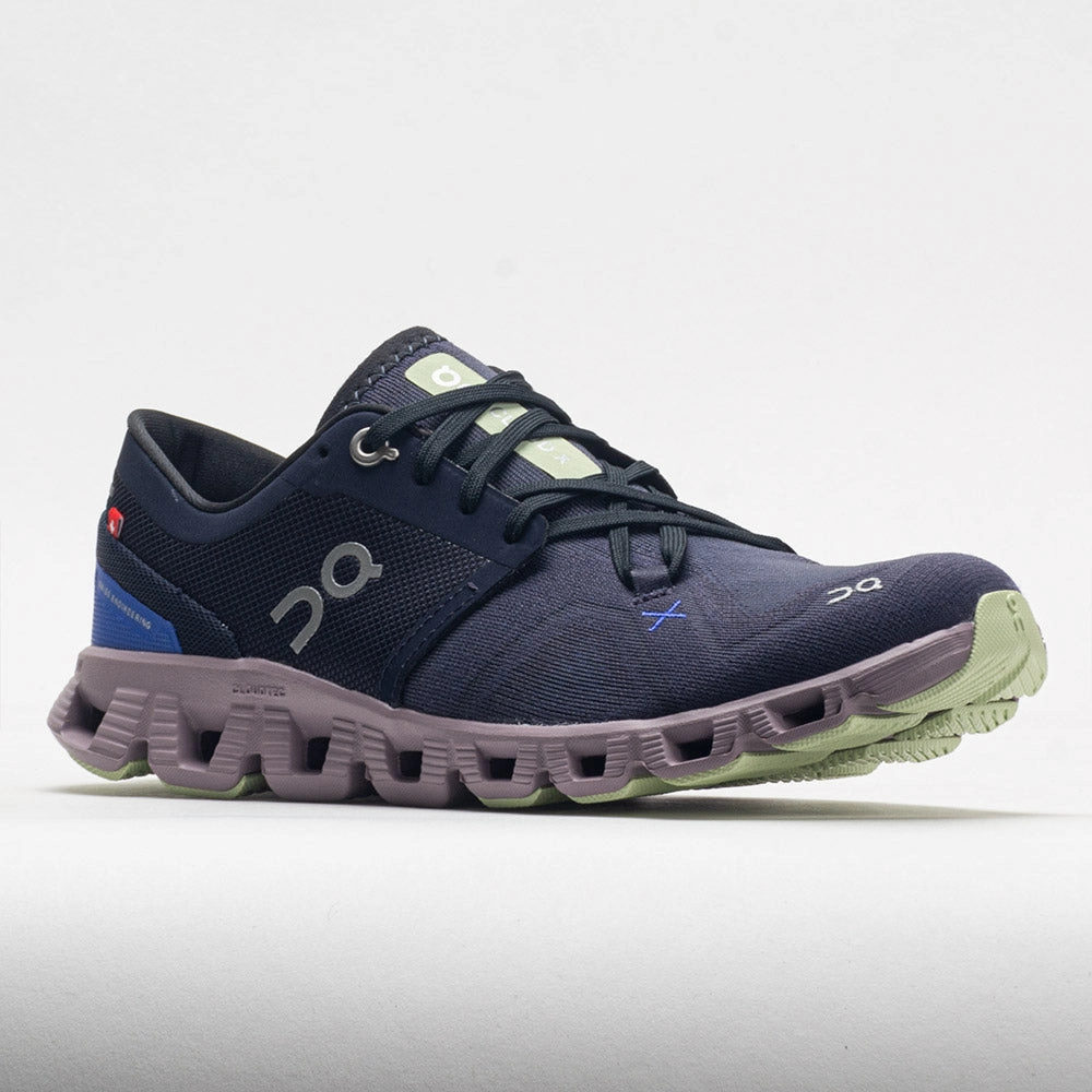 Flat terrain running narrow widths On Cloud X 3 Women's  Midnight/Heron