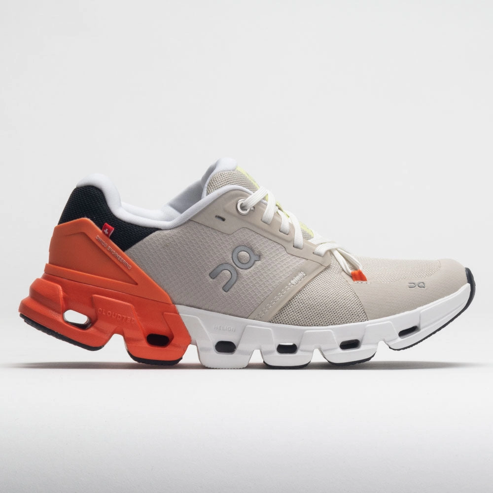 On Cloudflyer 4 Women's  Sand/Flame wide - fit workout running wear