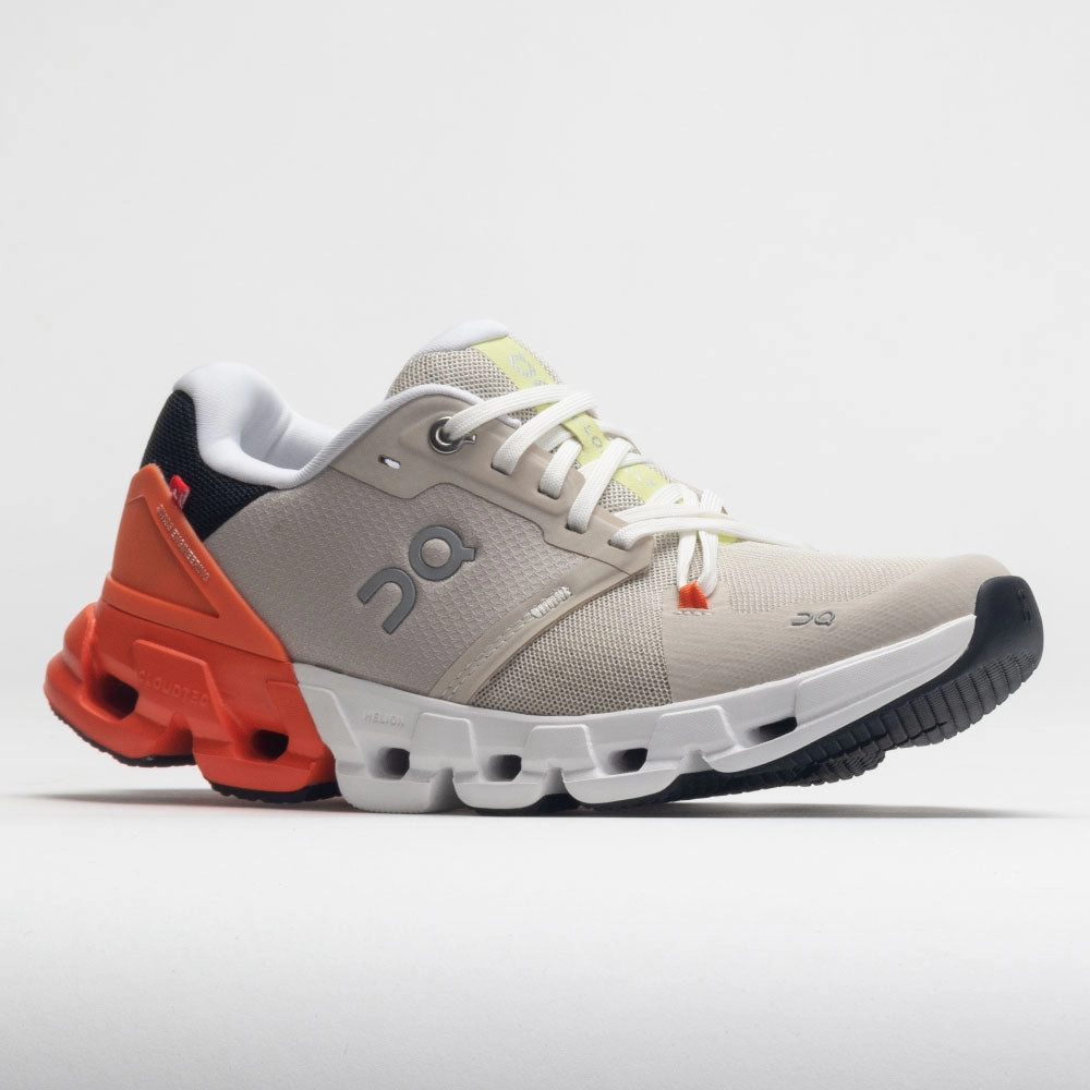 On Cloudflyer 4 Women's  Sand/Flame circular track running gear