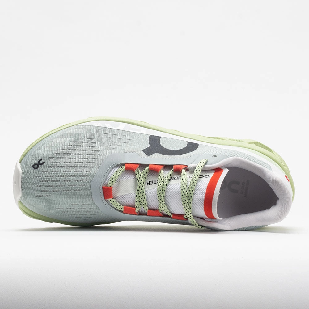 On Cloudmonster Women's  Glacier/Meadow coastal