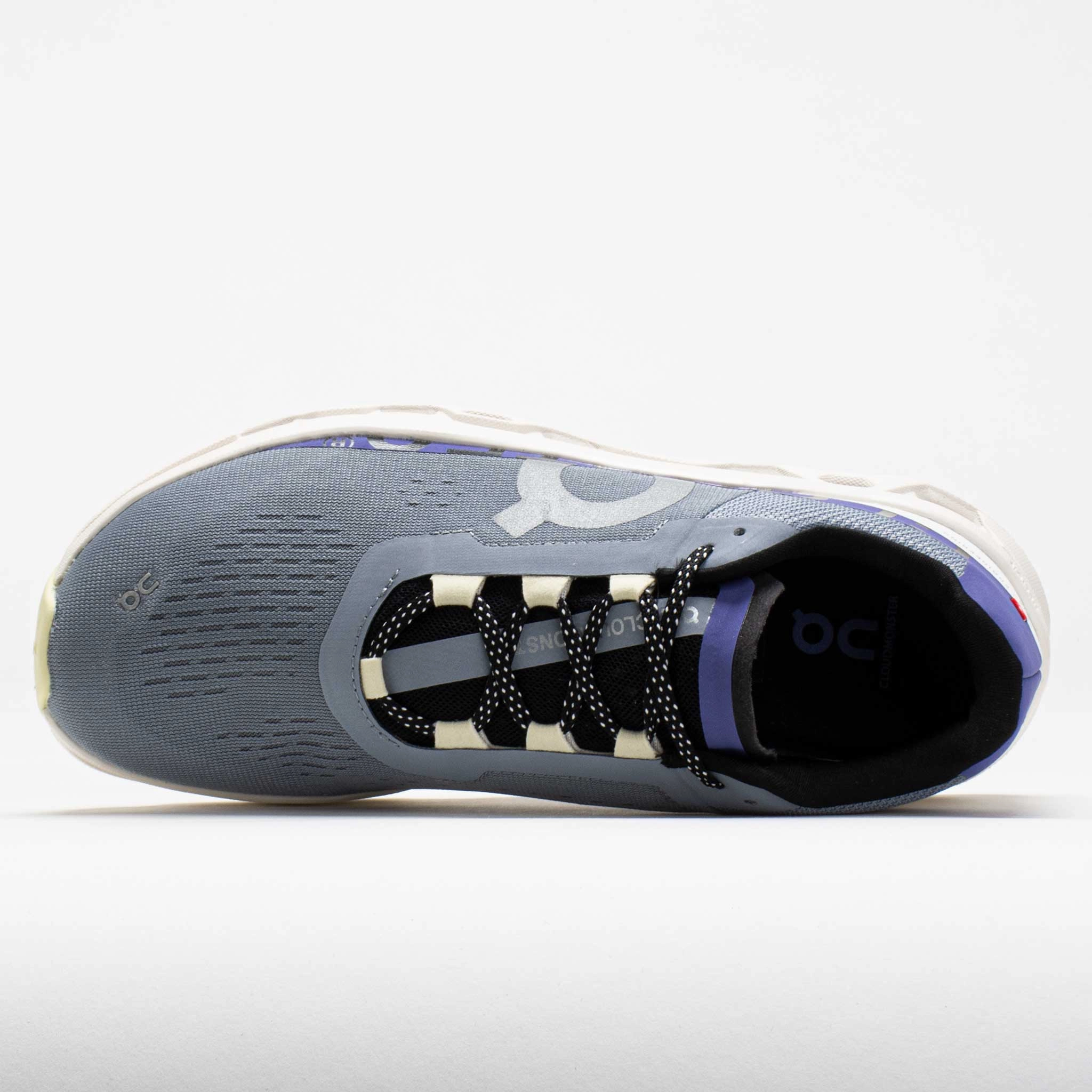 On Cloudmonster Women's  Mist/Blueberry noiseless advanced - worthy