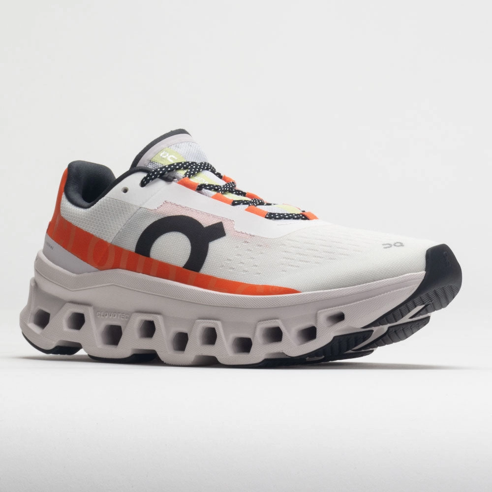 countryside running option On Cloudmonster Women's  Undyed White/Flame