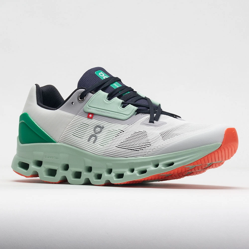 running in 10K races shoes terrain - specific shoes On Cloudstratus Men's  Undyed White/Creek