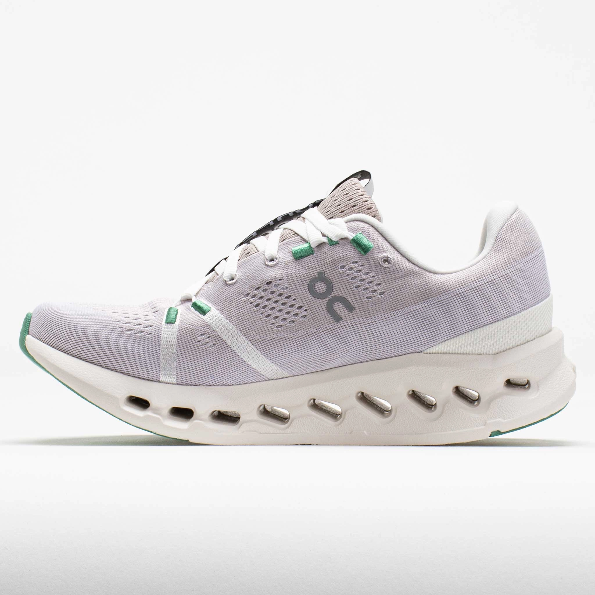 On Cloudsurfer Women's  Pearl/Ivory running on ice shoes