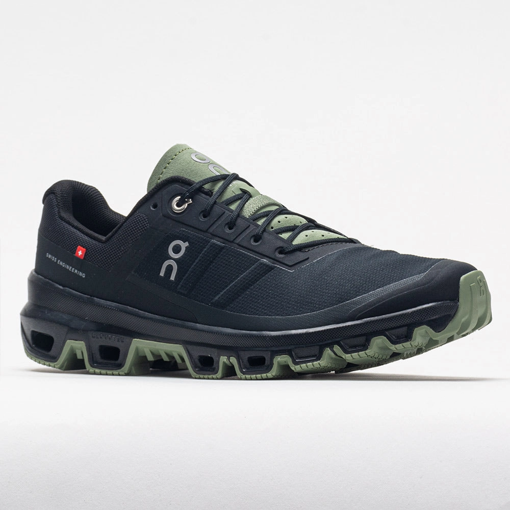 narrow - width options shoes running in poorly - maintained tracks shoes On Cloudventure Men's  Black/Reseda