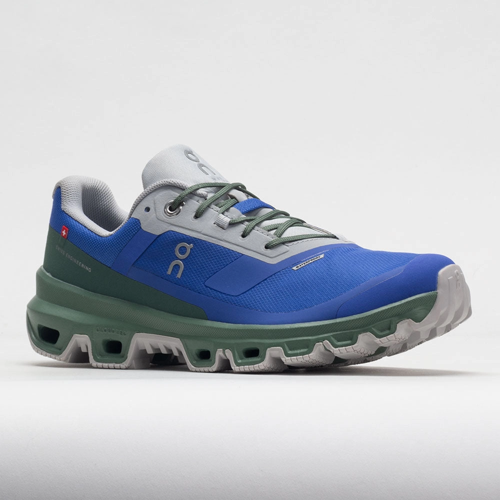 uneven - terrain running shoes On Cloudventure Waterproof Men's  Cobalt/Ivy