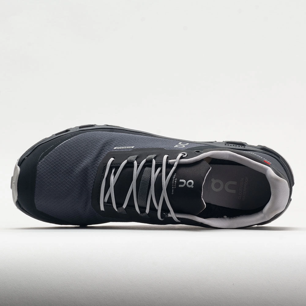 On Cloudvista Waterproof Women's  Eclipse/Black Comfort footbed Color run