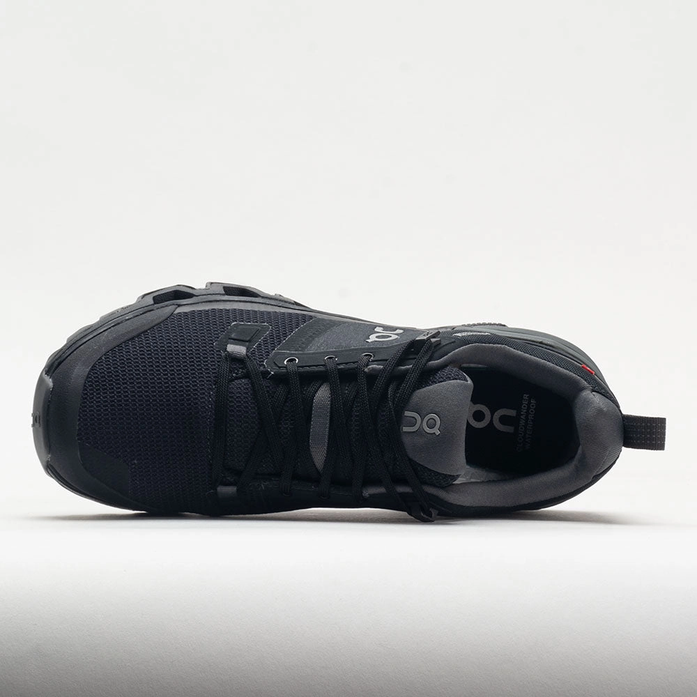 high - cut running gear On Cloudwander Waterproof Women's  Black/Eclipse