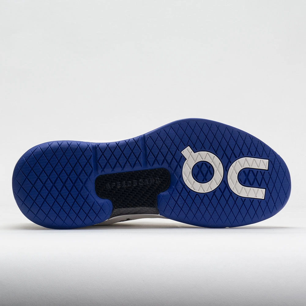 On The Roger Pro Men's  White/Indigo slow - paced running shoes