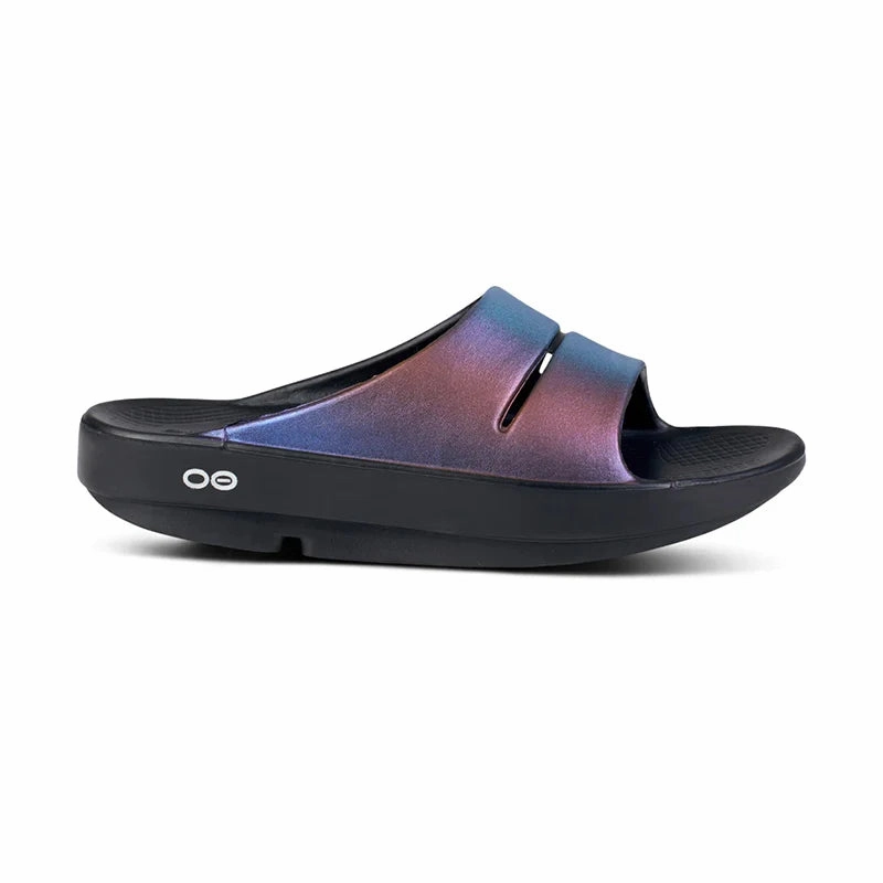 Light Travel Sandals Stylish Travel Flats OOahh Luxe Midnight Spectre