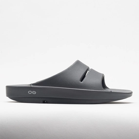 bumpy ride shoe adaptability OOFOS OOahh Men's  Slate