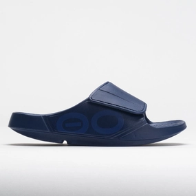 OOFOS OOahh Sport Flex Men's  Navy budget-friendly custom - designed shoes