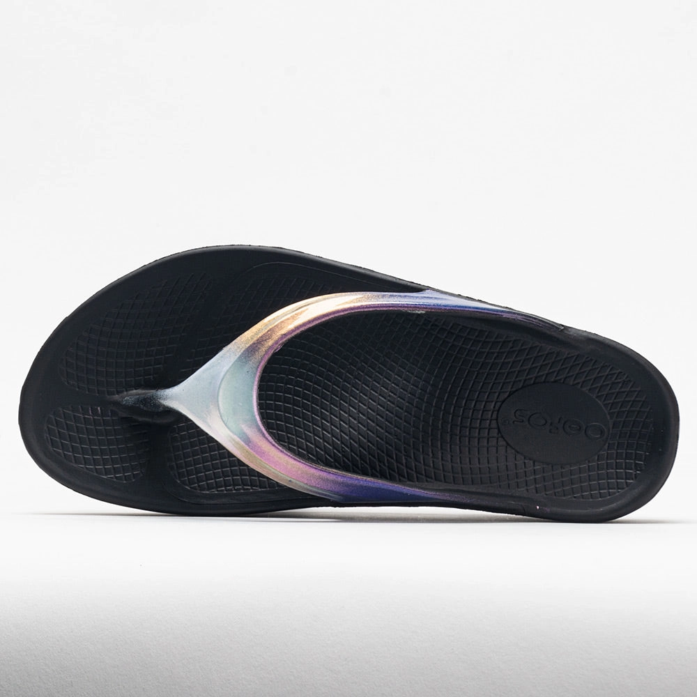 Vintage shoes OOFOS OOlala Luxe Women's  Black/Calypso