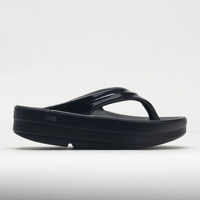 running in shaded tracks shoes running shirts OOFOS OOmega OOlala Women's  Black