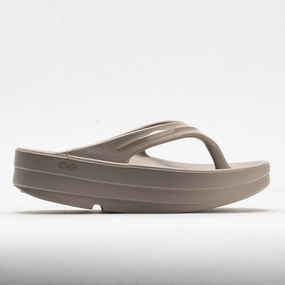 OOFOS OOmega OOlala Women's  Nomad running in a school yard shoes