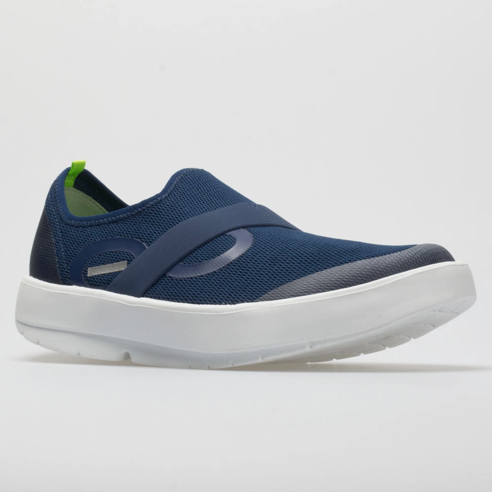 Training Day heel - cup - feature shoes OOFOS OOmg Low Men's  White/Navy