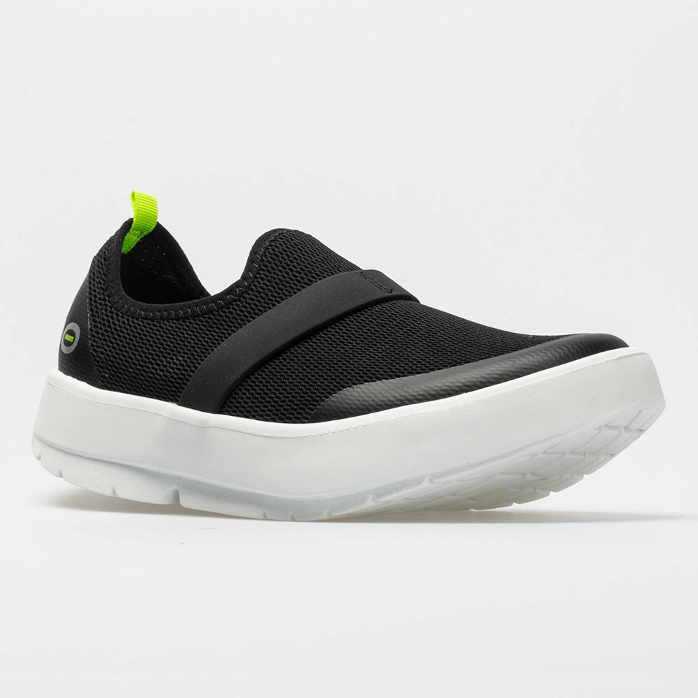 running on beaches OOFOS OOmg Low Women's  White/Black