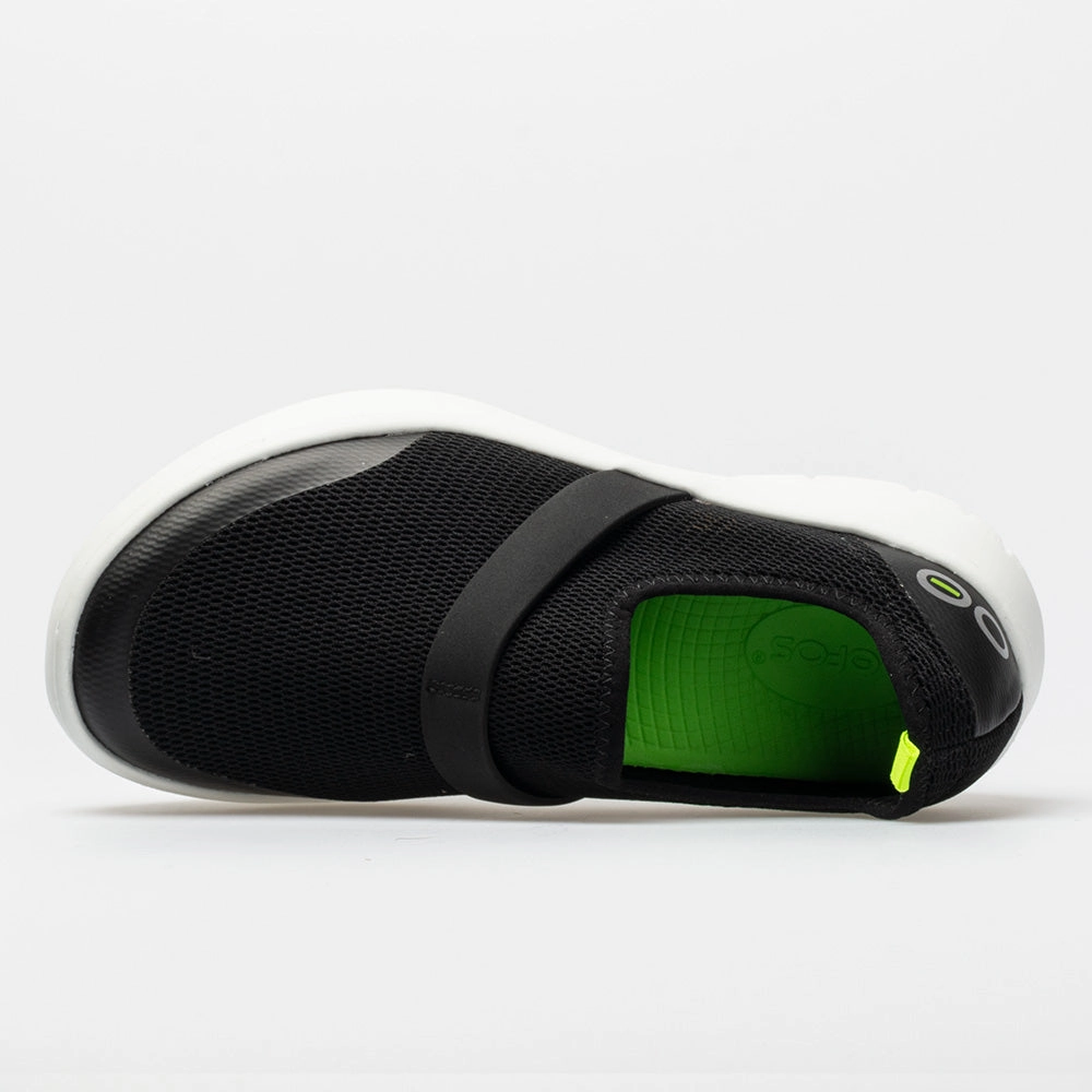 OOFOS OOmg Low Women's  White/Black running for a way to stay confident