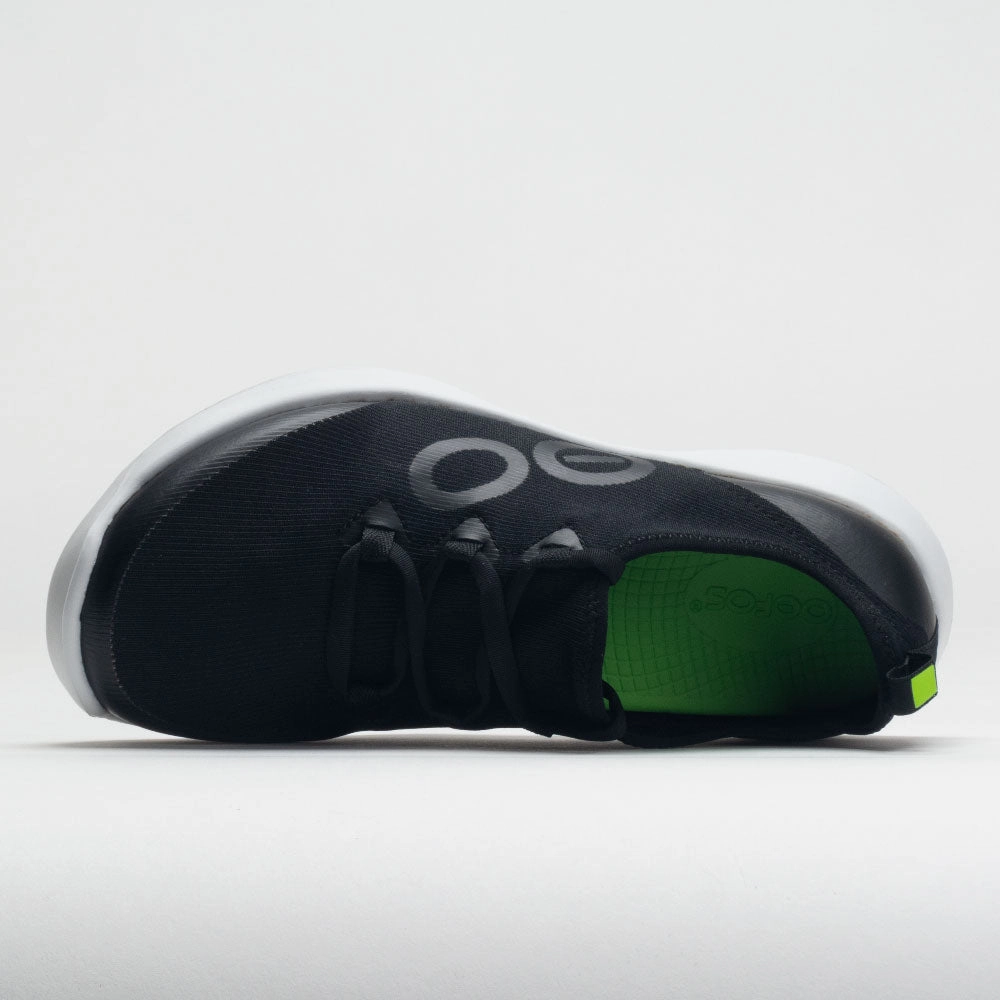 OOFOS OOmg Sport LS Women's  White/Black hard - rubber sole shoes slip - resistant shoes