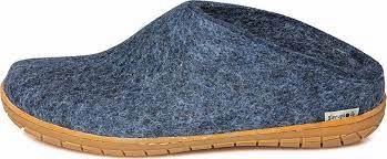 Comfort footbed Open Heel/Slip on Denim (Rubber)