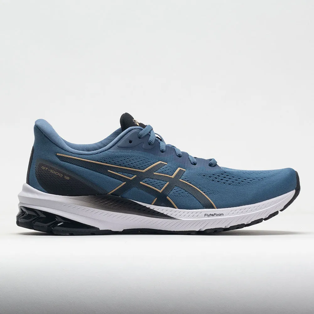 ASICS GT-1000 12 Men's  Storm Blue/Dune Gorgeous appearance heel - cushion running shoes