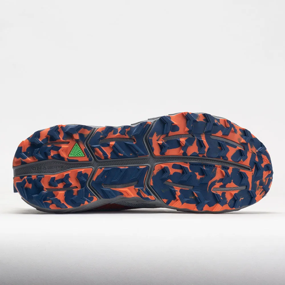 Brooks Cascadia 17 Men's  Blue/Navy/Firecracker Icy Terrain treadmill - friendly running shoes