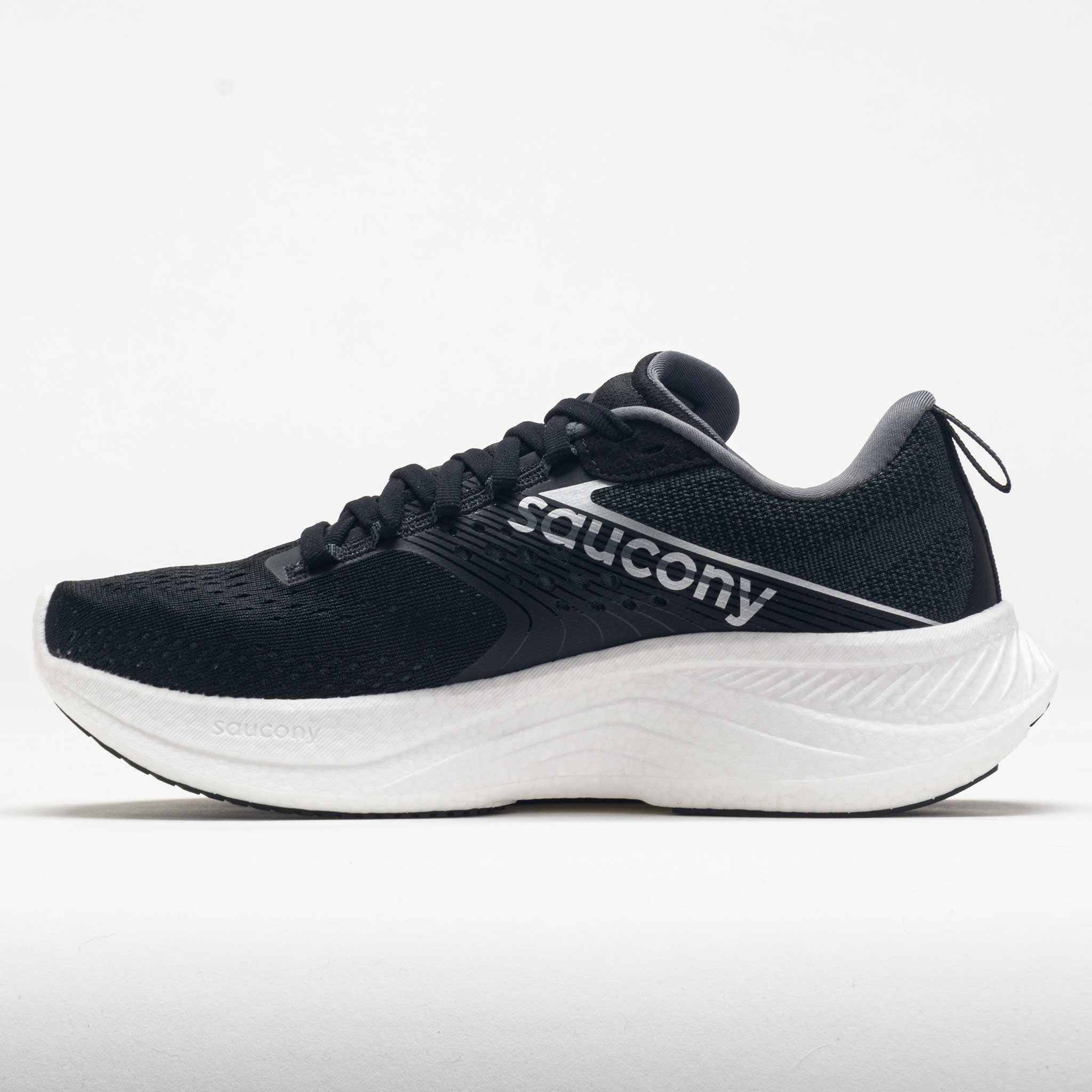 breathable - lining shoes promotion - themed running wear Saucony Ride 17 Women's  Black/White